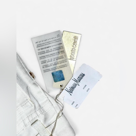 Roberto Cavalli White Tattoo Jeans - Picture 4 of 5